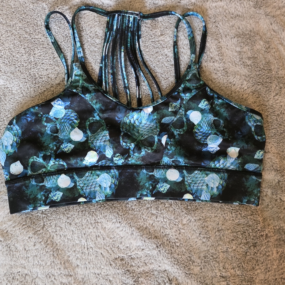 CVG Mermaid Skulls Sports Bra